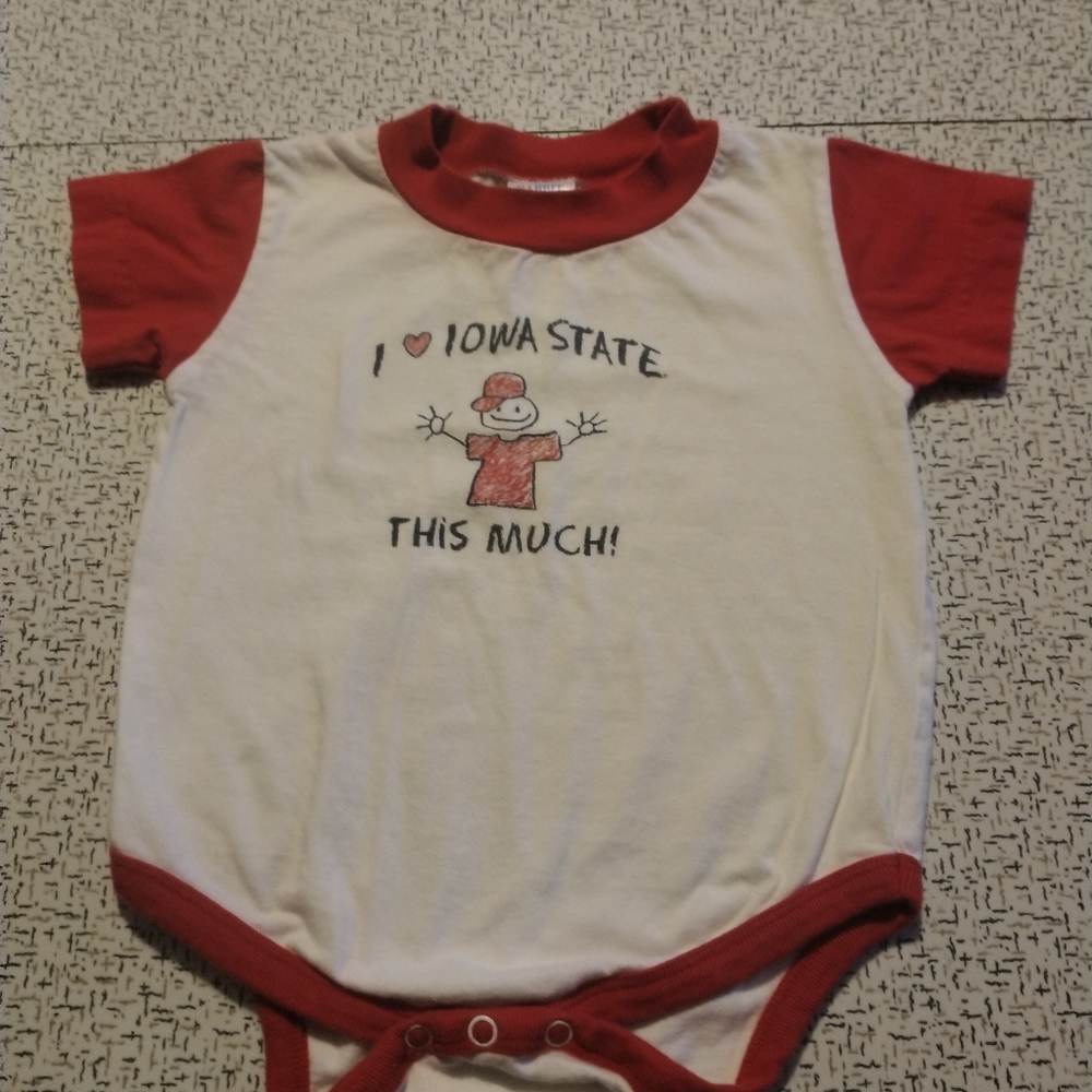 Iowa State 18 mo onesie